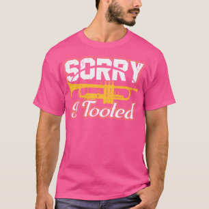 Sorry dat ik de Trumpet markeringsband Jazz M T-shirt