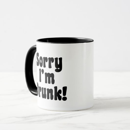 Sorry dat ik Drink ben Mok (Voorkant links)