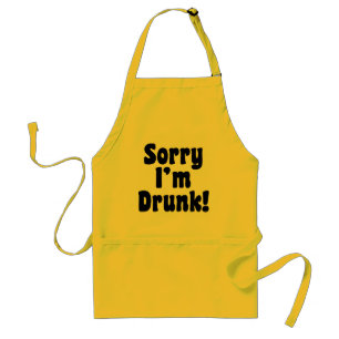 Sorry dat ik Drink ben Standaard Schort