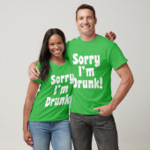 Sorry dat ik Drink ben T-shirt (Unisex)