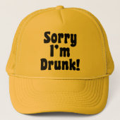 Sorry dat ik Drink ben Trucker Pet (Voorkant)