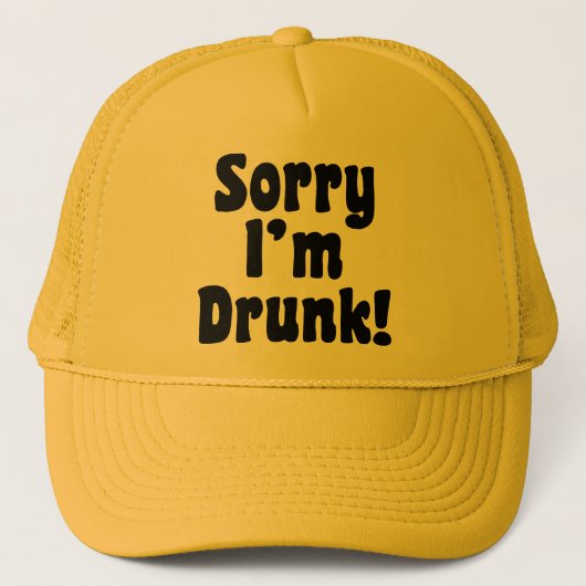 Sorry dat ik Drink ben Trucker Pet (Voorkant)