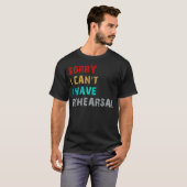 sorry dat ik een repetitie heb t-shirt (Voorkant volledig)