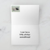 Sorry dat ik een stinker Cat Meme kan zijn Kaart (Binnen)