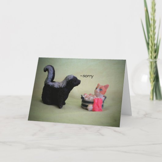 Sorry dat ik een stinker Cat Meme kan zijn Kaart (Voorkant)