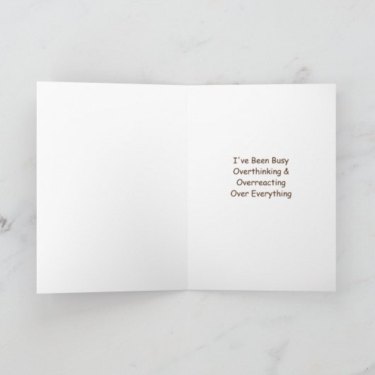 Sorry dat ik geen contact meer heb | Vriendschap Kaart (Binnen)