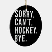 Sorry dat ik geen hekkensluiter ben. keramisch ornament (Rechts)