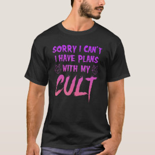 Sorry dat ik geen plannen heb met mijn Cult T-shirt