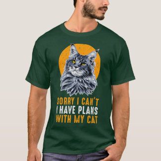 Sorry dat ik geen plannen heb met mijn kat - 35 t-shirt