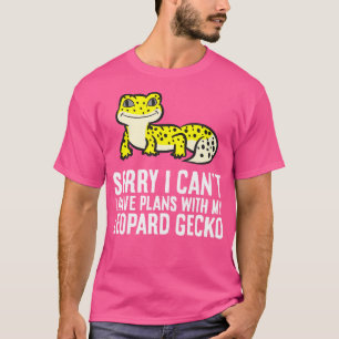 Sorry dat ik geen plannen heb met mijn luipaardgek t-shirt