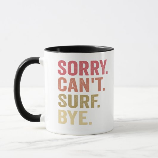 Sorry dat ik geen Surf heb... Mok (Links)