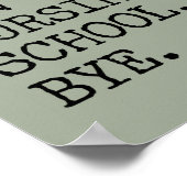 Sorry dat ik geen verpleegschool kan verzorgen. Da Poster (Hoek)