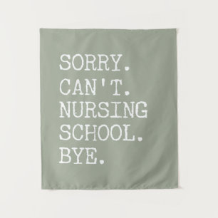 Sorry dat ik geen verpleegschool kan verzorgen. Da Wandkleed
