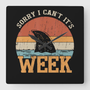 Sorry dat ik haar week geen grappige haaiengeschen vierkante klok
