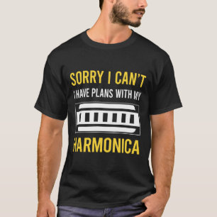 Sorry dat ik harmonica mondorgel kantel t-shirt