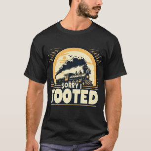 Sorry dat ik heb gekozen - Grappig Trein Toting Pu T-shirt