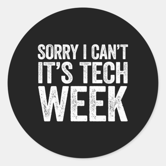 Sorry dat ik het niet kan hebben... ronde sticker (Voorkant)