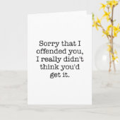 Sorry dat ik je heb aangeboden kaart (Gele Bloem)