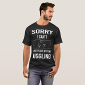 Sorry dat ik jongleren niet kan t-shirt (Voorkant volledig)