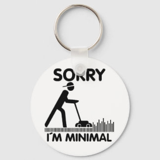 Sorry dat ik minimaal ben sleutelhanger