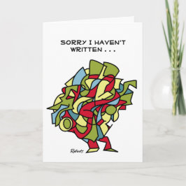 Sorry dat ik niet geschreven heb kaart