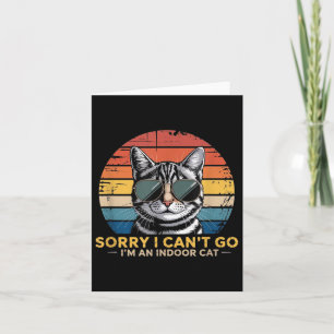 Sorry dat ik niet kan gaan - ik ben een T-shirt v Kaart