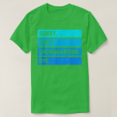 Sorry dat ik niet kan instappen. t-shirt (Design voorkant)