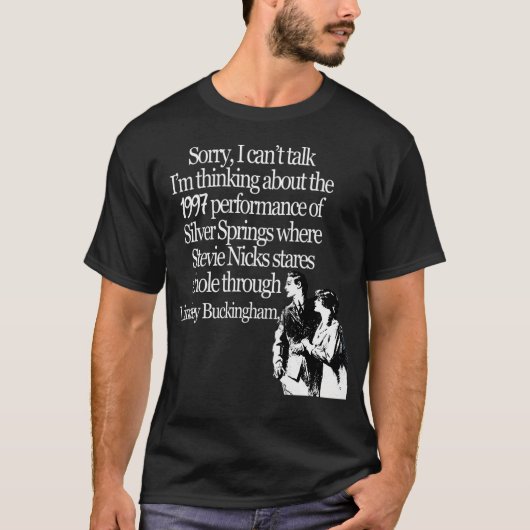 Sorry dat ik niet kan praten over de perfo van 199 t-shirt (Voorkant)