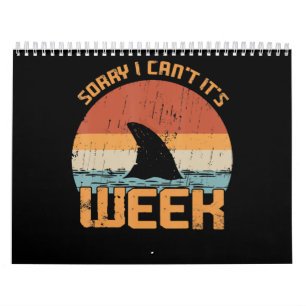 Sorry dat ik niet kan zijn week grappige haai ges kalender