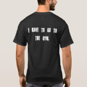 Sorry dat ik niet... t-shirt (Achterkant)