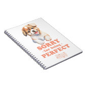 SORRY DAT IK PERFECT BEN NOTITIEBOEK (Rechterzijde)