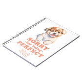 SORRY DAT IK PERFECT BEN NOTITIEBOEK (Linkerzijde)