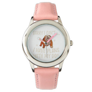 Sorry dat ik plannen heb met mijn Engelse bulldog Horloge