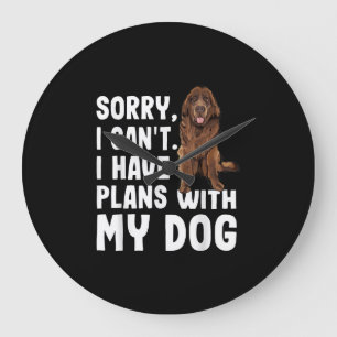 Sorry dat ik plannen heb met mijn Newfoundland Dog Grote Klok