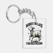 Sorry dat ik te laat was met uitstellen sleutelhanger (Voorkant Links)