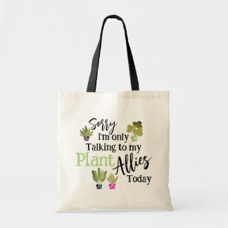 Sorry dat ik vandaag alleen met mijn plant bondgen tote bag