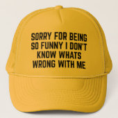 Sorry dat ik zo grappig was trucker pet (Voorkant)