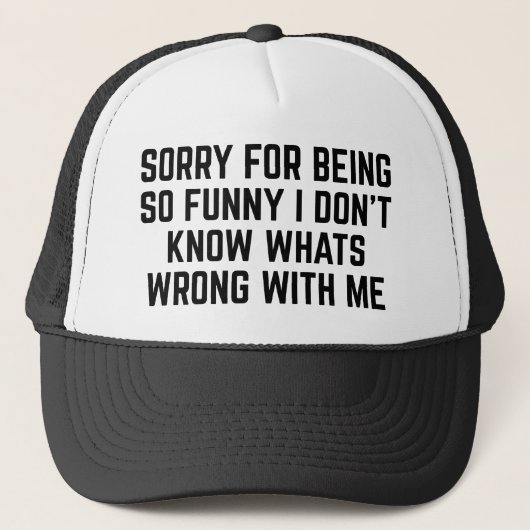 Sorry dat ik zo grappig was trucker pet (Voorkant)