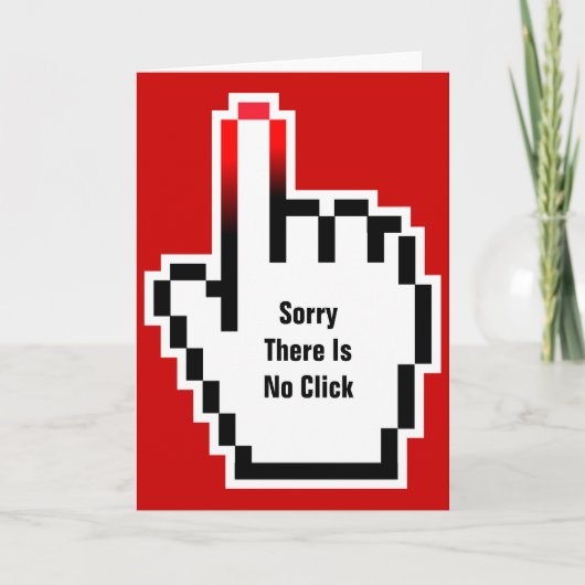Sorry dat je creditcard ophaalt voor ex vriend of  kaart (Voorkant)