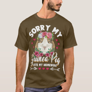 Sorry dat mijn cavia mijn Kinder studente G T-shirt