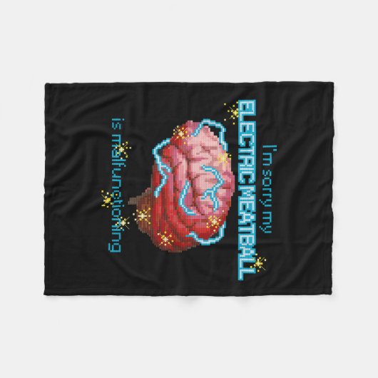 Sorry dat mijn elektrische gehaktbal slecht functi fleece deken (Voorkant (Horizontaal))