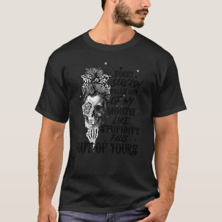 Sorry dat Sarcasm Herfsten uit mijn mond als steni T-shirt