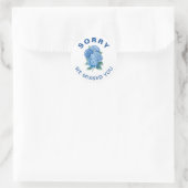 Sorry dat we je gemist hebben JW Envelope Seal Sti Ronde Sticker (Tas)
