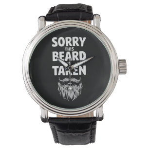 Sorry Deze Baard Is Bezet Valentijnsdag Koppels Horloge