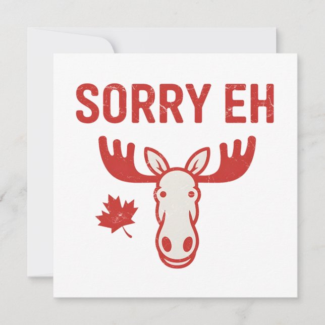 Sorry Eh (Voorkant)