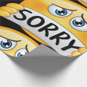 Sorry Emoticon Cadeaupapier (Hoek)