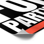 Sorry Funny For Partying Present, Valentines Day Poster (Hoek)