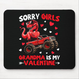 Sorry Girls Oma Is Mijn Valentijn Dinosaurus Monst Muismat