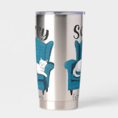 Sorry Got Plans Funny Cat Lover Gift Geïsoleerde Drinkbeker (Links)