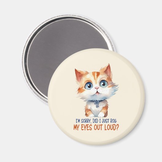 Sorry, heb ik mijn ogen hardop uitgestoken? – Sass Magneet (Voorkant / Achterkant)